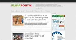 Desktop Screenshot of klimapolitik.com.mx